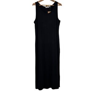 Habitat Dress NWT New‎ Women Size Large L Black Minimalist Comfy
